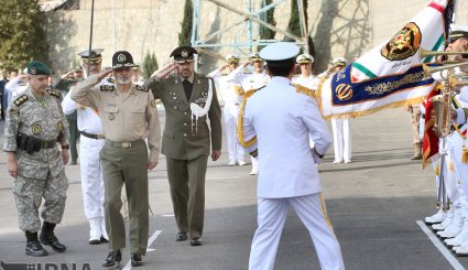 مراسم تکریم و معرفی فرماندهان قدیم و جدید نیروی دریایی ارتش + تصاویر