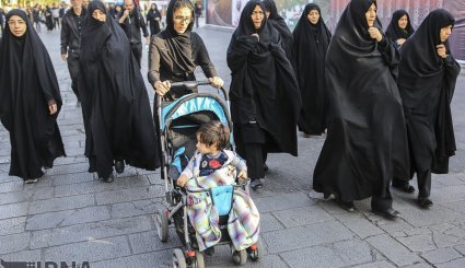 آغاز پیاده روی اربعین حسینی در تهران + تصاویر