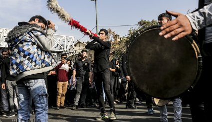پیاده روی اربعین حسینی در تهران + تصاویر
