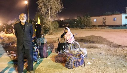 بازگشت زائران اربعین حسینی از مرز مهران + تصاویر