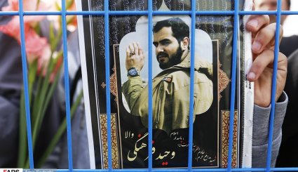 استقبال از پیکر شهید مدافع حرم وحید فرهنگی