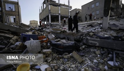 خسارات زلزله در سر پل‌ذهاب- کرمانشاه