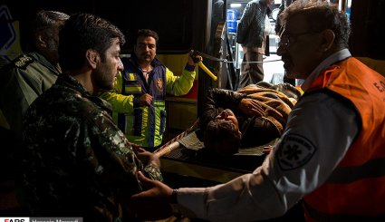 اعزام مجروحان زلزله کرمانشاه به تهران