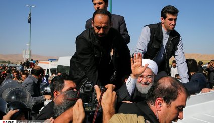 سفر روحانی به مناطق زلزله زده کرمانشاه