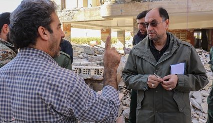 نماینده ویژه رهبری در مناطق زلزله‌زده غرب ایران + تصاویر