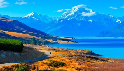  بحيرة بوكاكي في نيوزيلندا