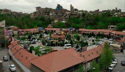مدينة طرقبة في محافظة خراسان الرضوي شمال شرقي ايران