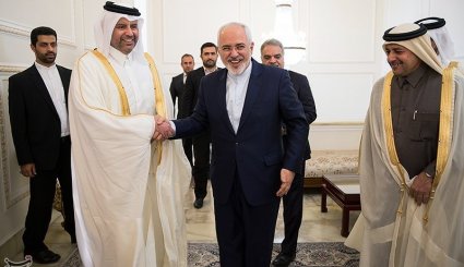 بالصور.. لقاء مهم بين ظريف و وزير قطري في طهران!