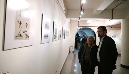 افتتاح نمایشگاه یازدهمین دوسالانه بین المللی کاریکاتور تهران
