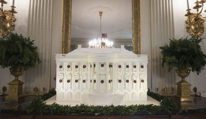کریسمس در کاخ سفید به سبک ملانیا ترامپ
