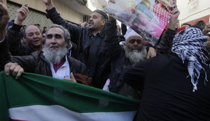 بالصور.. مظاهرات بالجزائر تضامنا مع القدس