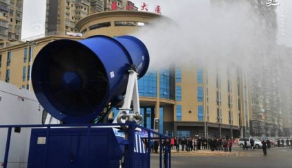 تصاویر/ راهکار جالب چینی‌ها برای آلودگی هوا!