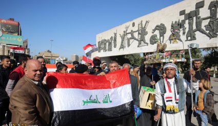 جشن پیروزی نهایی بر گروه تروریستی داعش در بغداد