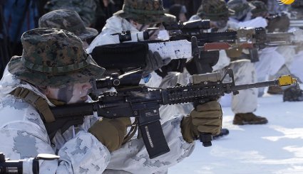  تمرین نظامی تفنگداران آمریکایی در کره جنوبی