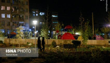  تهران پس از زلزله بامداد چهارشنبه