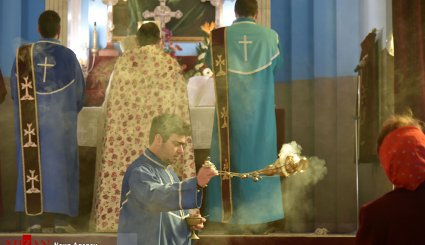 تصاویر/ مراسم آغاز سال نو میلادی در کلیسای گریگور مقدس
