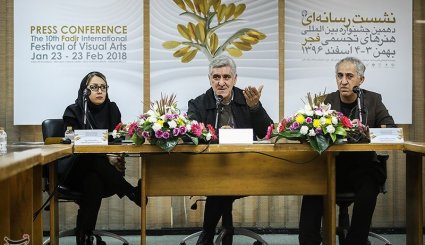 نشست خبری دهمین جشنواره هنرهای تجسمی فجر
