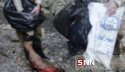 اولین تصاویر از اجساد داعشی‌ها در غرب کشور (18+)