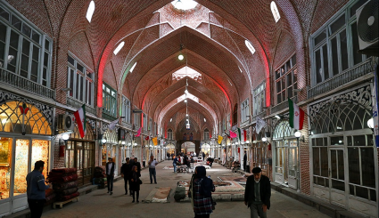 سوق تبريز في ايام عيد النيروز 