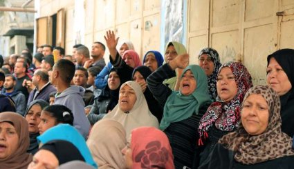 تشییع شهدای «راهپیمایی بازگشت » درغزه+ عکس