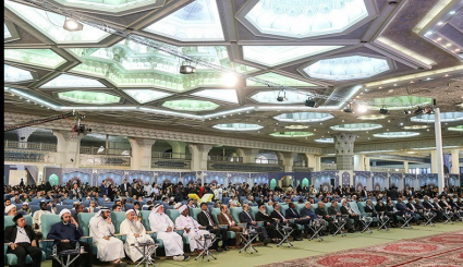 إنطلاق حفل إفتتاح المسابقة القرآنية الدولية الـ35 في إیران