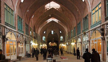 سوق التاريخي في مدينة تبريز الايرانية