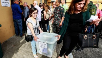  آغاز انتخابات پارلمانی لبنان + تصاویر