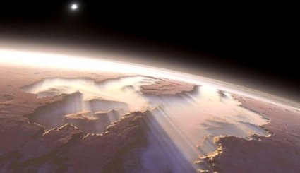 
شروق وغروب الشمس في كوكب المريخ يخلق مناظر جميلة وخلابة