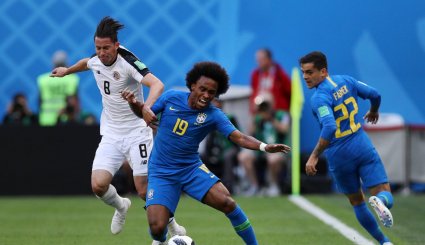برزیل 2- کاستاریکا 0؛ پیروزی در لحظه آخر

