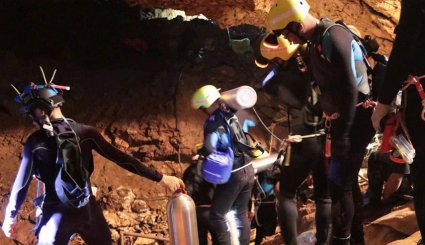 پایان عملیات نجات نوجوانان تایلندی گرفتار در یک غار، پس از ۱۸ روز + تصاویر