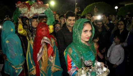 مراسم حناء العروس في ايران