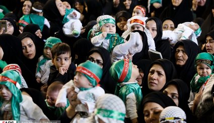 ابراز ارادت به شیر‌خواره سید‌الشهدا(ع) در 5300 نقطه ایران و 41 کشور جهان + تصاویر

