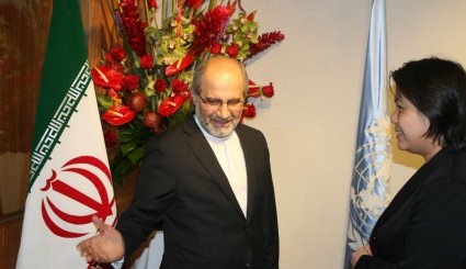 تصاویر جشن چهل سالگی انقلاب در نمایندگی ایران در سازمان ملل