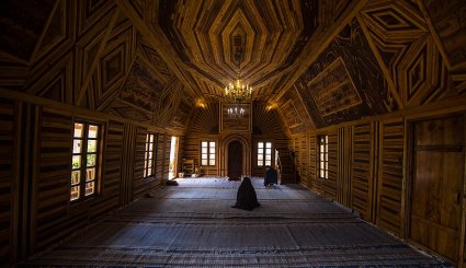المسجد الخشبي في ضاحية نيسابور 