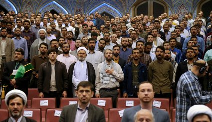 حفل ختام مسابقة القرآن الدولية لطلبة العلوم الدينية في إیران
