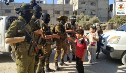 بالصور .. سرايا القدس تنظم عرضاً عسكريا في غزة