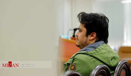 تصاویر اولین جلسه دادگاه روح‌الله زم