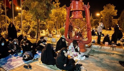 تصاویری از مراسم احیای شب بیست و یکم ماه رمضان در بهشت زهرا(س)