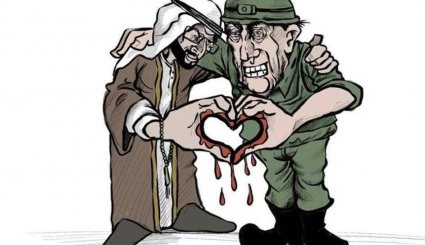 حماقت عادی سازی روابط امارات با رژیم صهیونیستی از دید کارتونیست‌های عرب