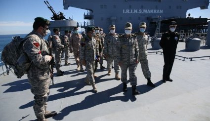 تصاویری از مراسم الحاق ناوبندر مکران با حضور فرماندهان ارشد ارتش و ستاد کل نیروهای مسلح