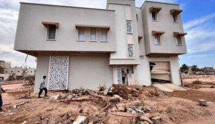 شاهد/الكشف عن سر المنزل الذي بقى صامداً في اعصار ليبيا