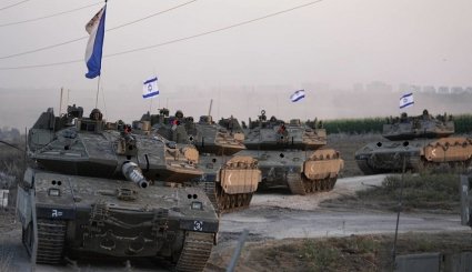 حشود دبابات وعربات مدرعة للاحتلال ضخمة على الحدود مع جنوب غزة