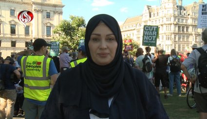 احتجاجات في بريطانيا ضد قانون يحرم آلاف المرضى من حقوقهم لتمويل التسليح