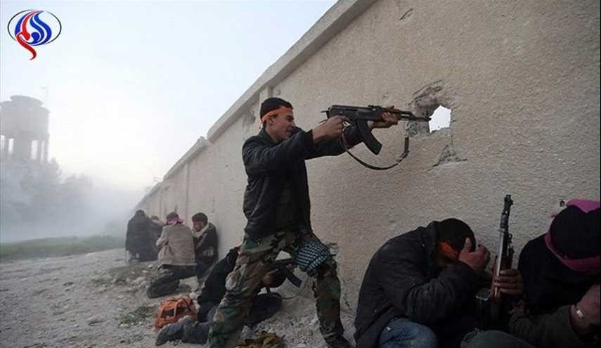 ادامه درگیری گروه های مسلح در ریف دمشق  