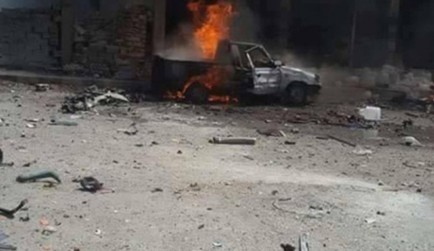 انفجار خودروی بمب گذاری شده در طرطوس