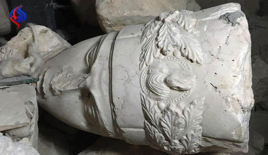 آمریکا درحال سرقت اشیاء تاریخی و باستانی سوریه