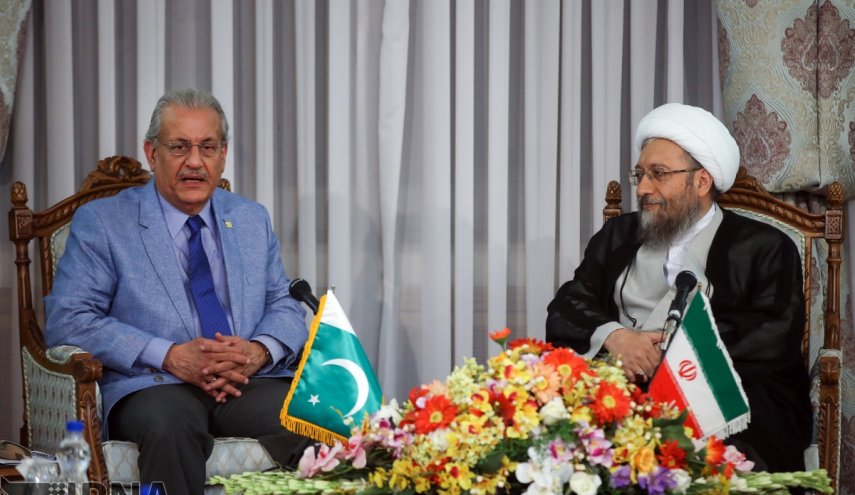 دیدار رئیس مجلس سنا پاکستان با رئیس قوه قضائیه

