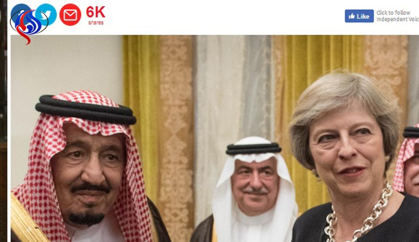 دخالت مستقیم انگلیس در سرکوب شهروندان عربستانی