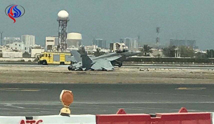 حادثه برای هواپیمای نظامی آمریکا در فرودگاه بحرین