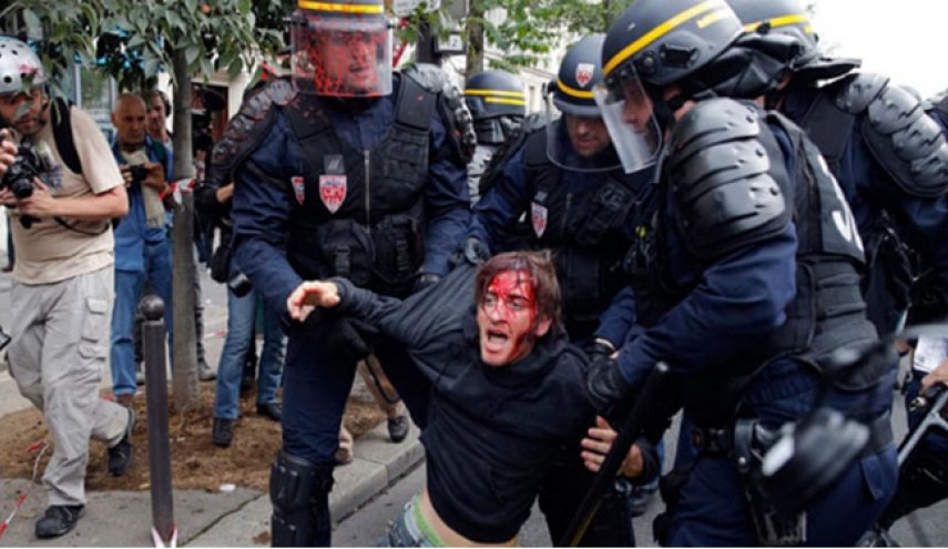 ده‌ها زخمی در تظاهرات ضدهسته‌ای فرانسه

